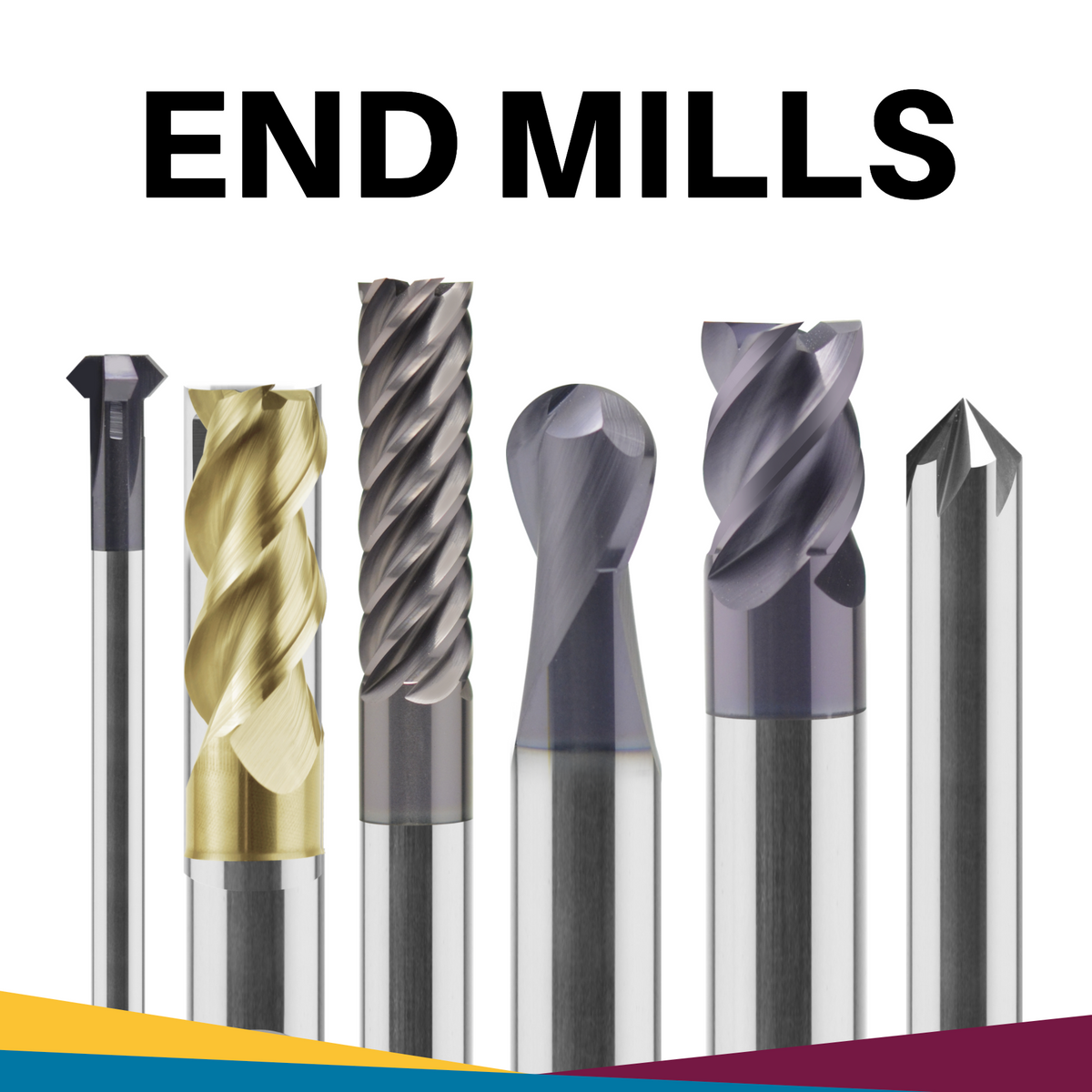 Versatile Solid Carbide End Mills • WCE5 Versatile 5-Flute Solid Carbide  End Mill