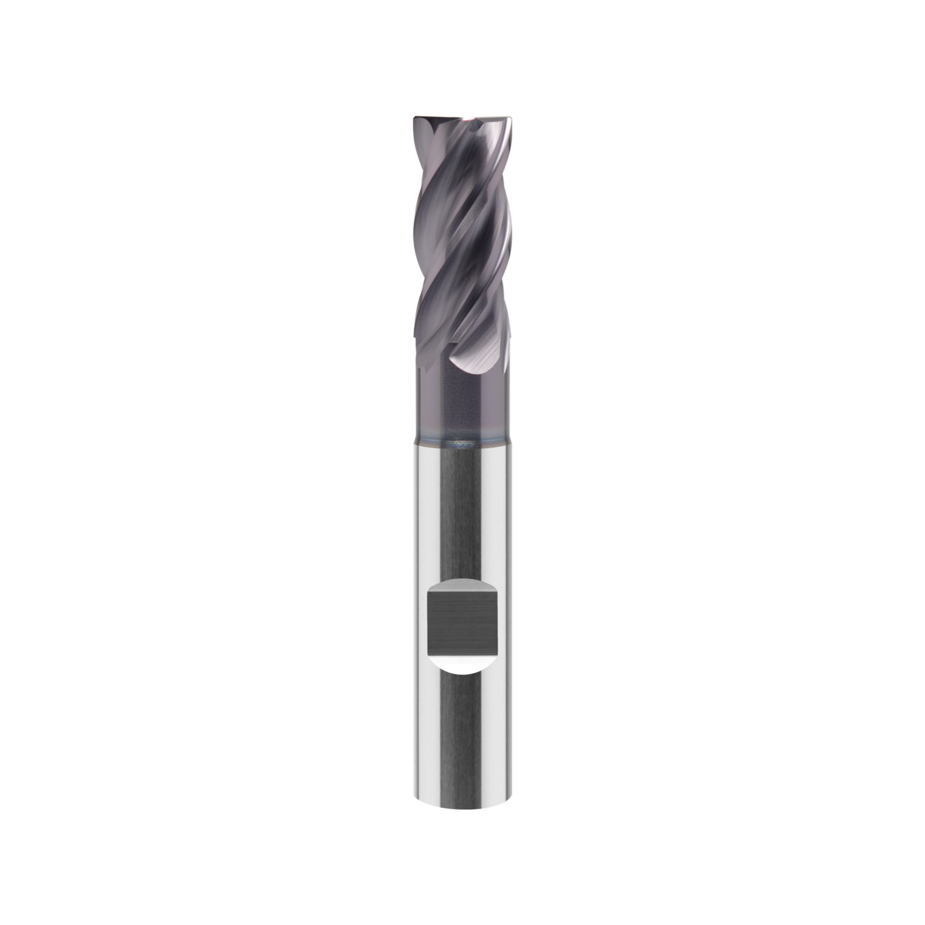 973.3 Solid Carbide End Mill with Variable Pitch | 35°-38° | 4 flutes | TiAlN
